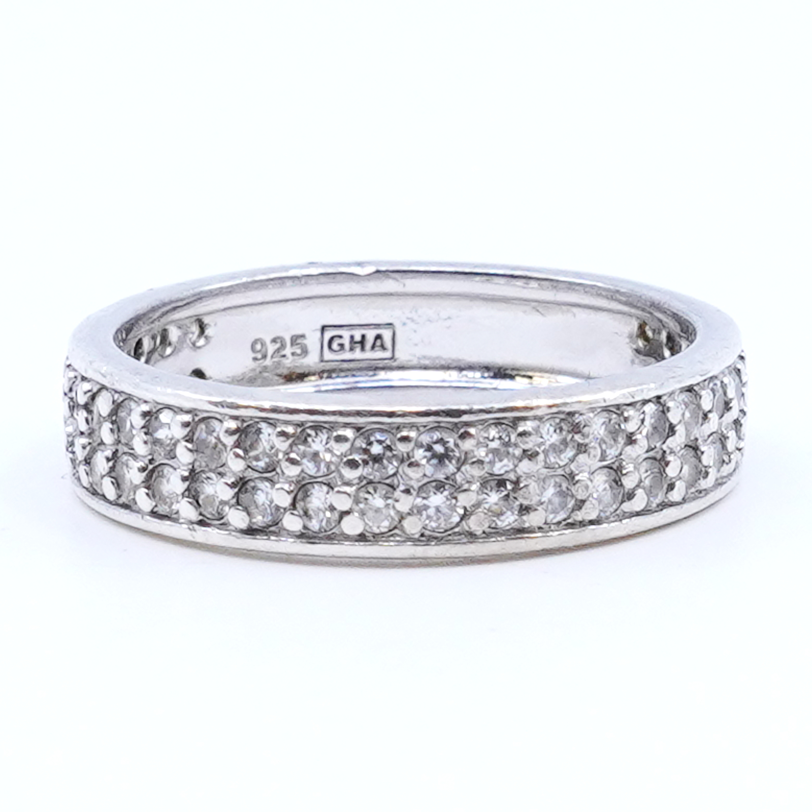 Ring Silver S925 3,3g Ø18 med stenar