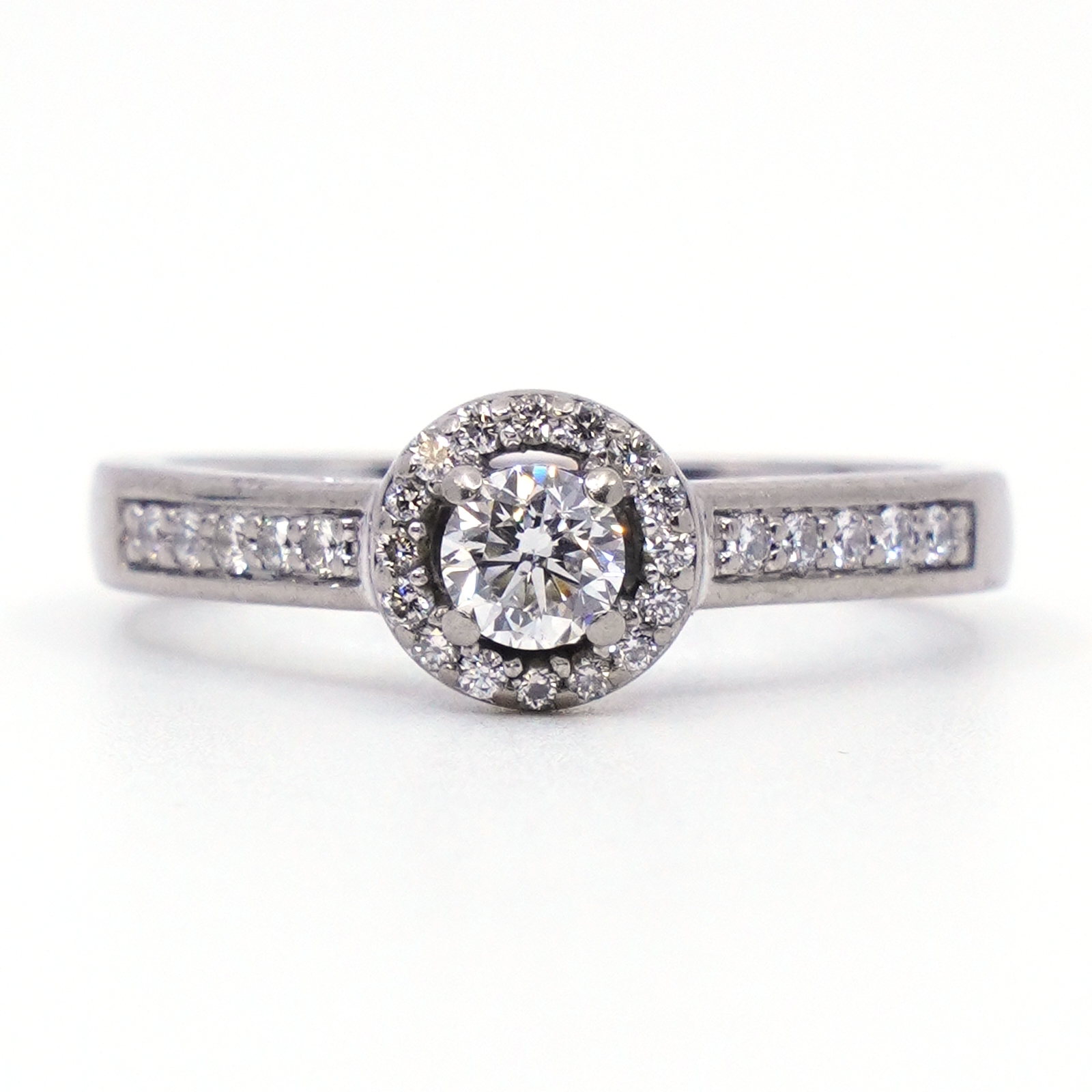 Ring vitguld 18K