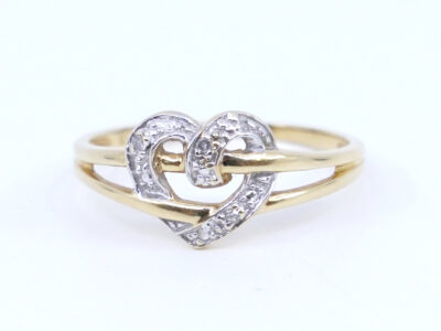 Ring Guld 18K 2g Ø17,25 med diamanter
