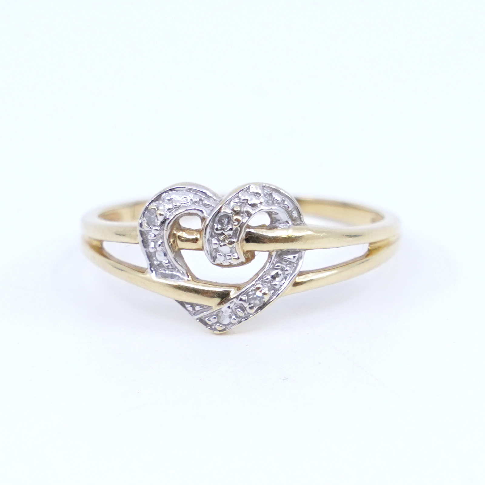 Ring Guld 18K 2g Ø17,25 med diamanter