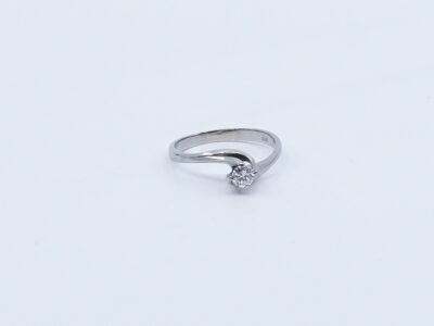 Ring vitguld 18K