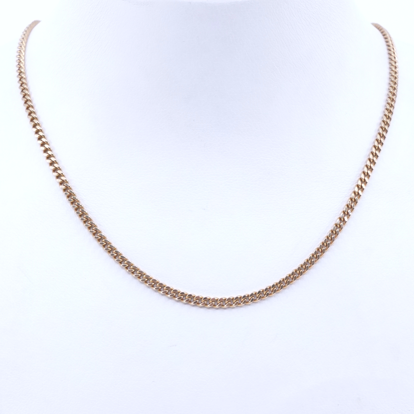 Halskedja Pansar Guld 18K
