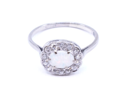 Ring Vitguld 18K