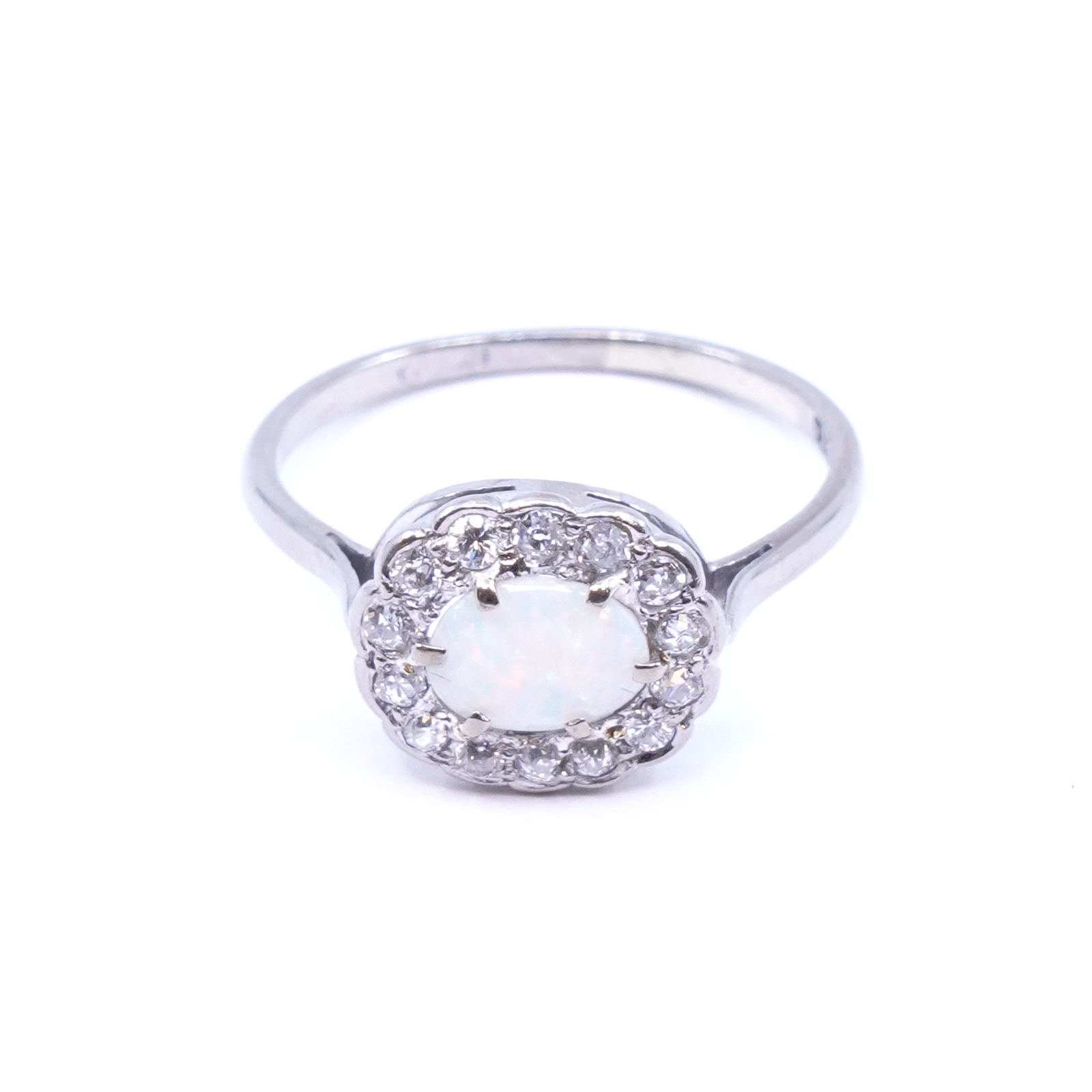 Ring Vitguld 18K