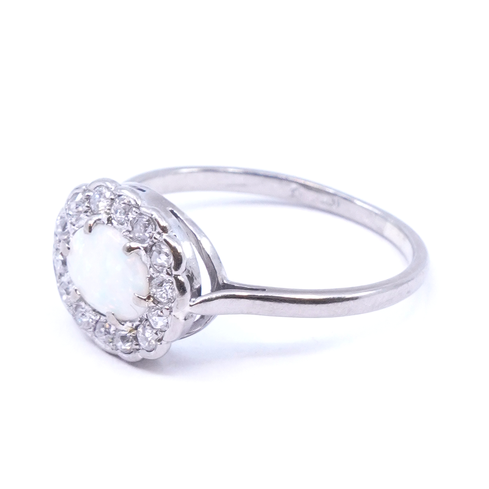 Ring Vitguld 18K