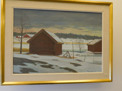 Oljemålning Reinhold Ljunggren (1920-2006)