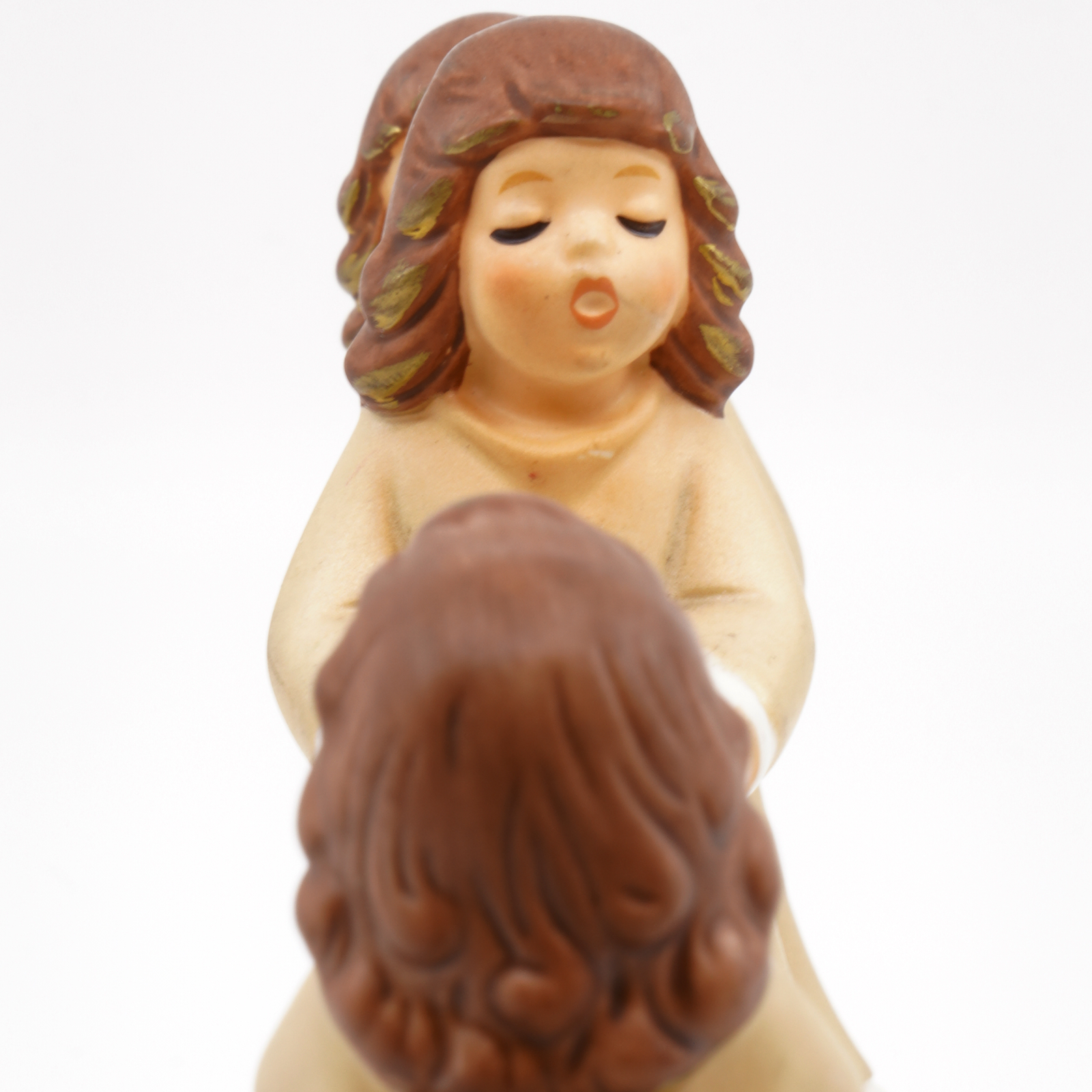 Adventsljusstake , porslin, Goebel, Tyskland, 1900 tal, ca 29 x 15 cm.