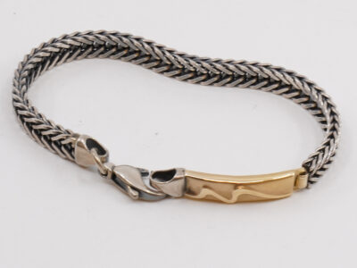 Armband S925/18K ca2g Längd 19cm