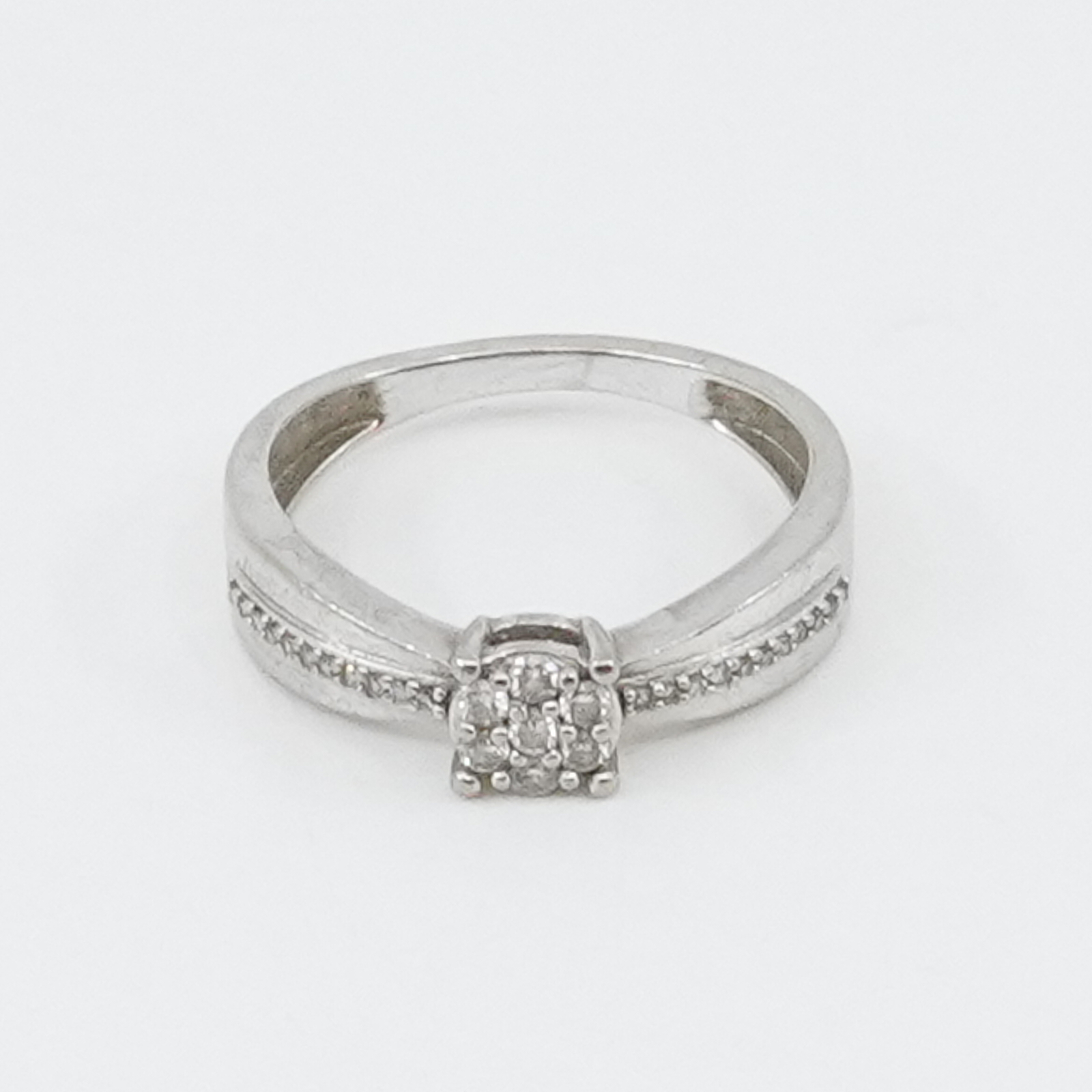Ring Vitguld 18K