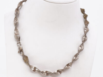 Collier Silver S925 13,9g Längd 45,5cm Bredd 5mm