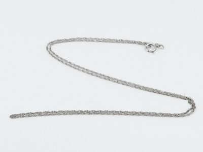 Halskedja Singapore Silver