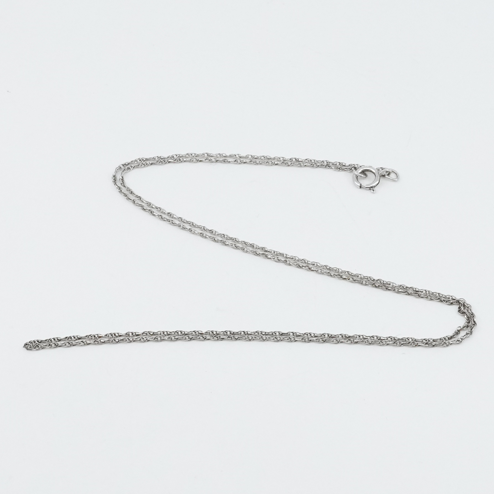 Halskedja Singapore Silver
