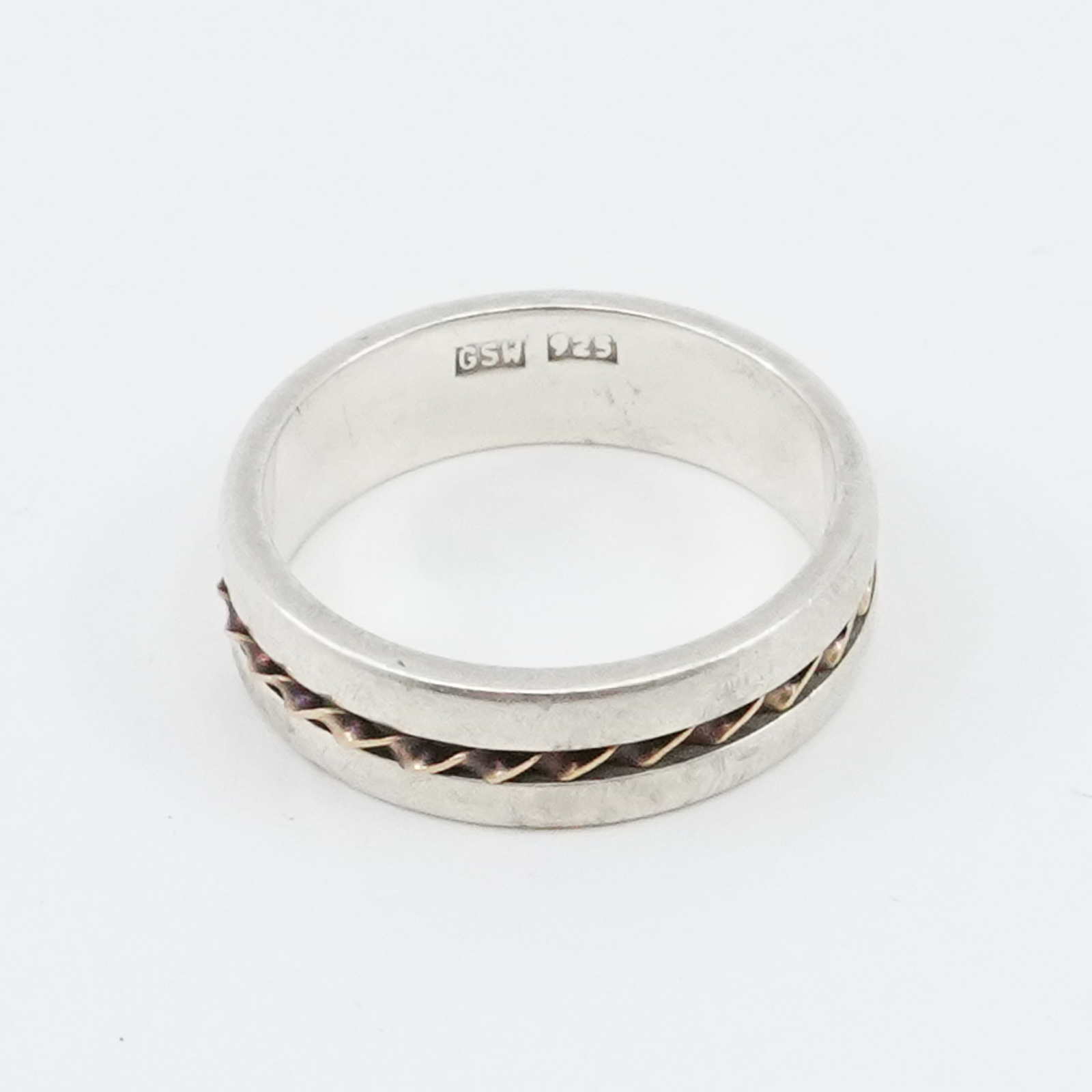 Ring Tvåfärgat Silver
