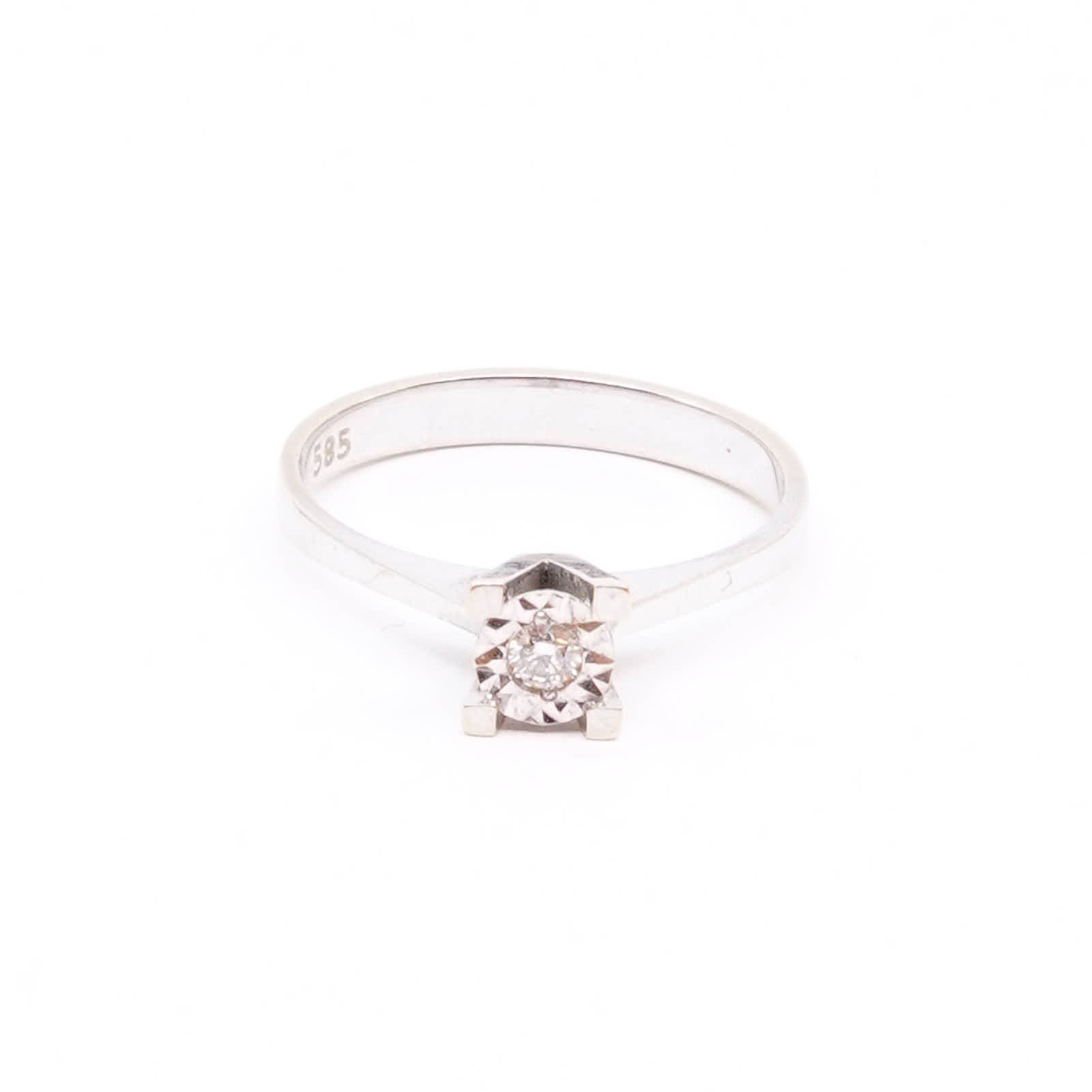 Ring Vitguld 14K