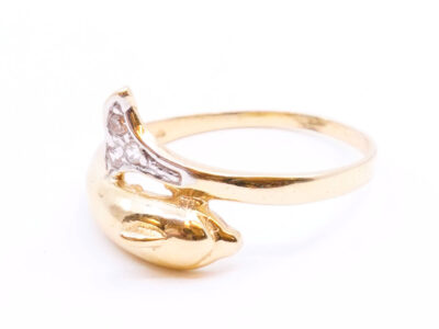 Ring tvåfärgat Delfin