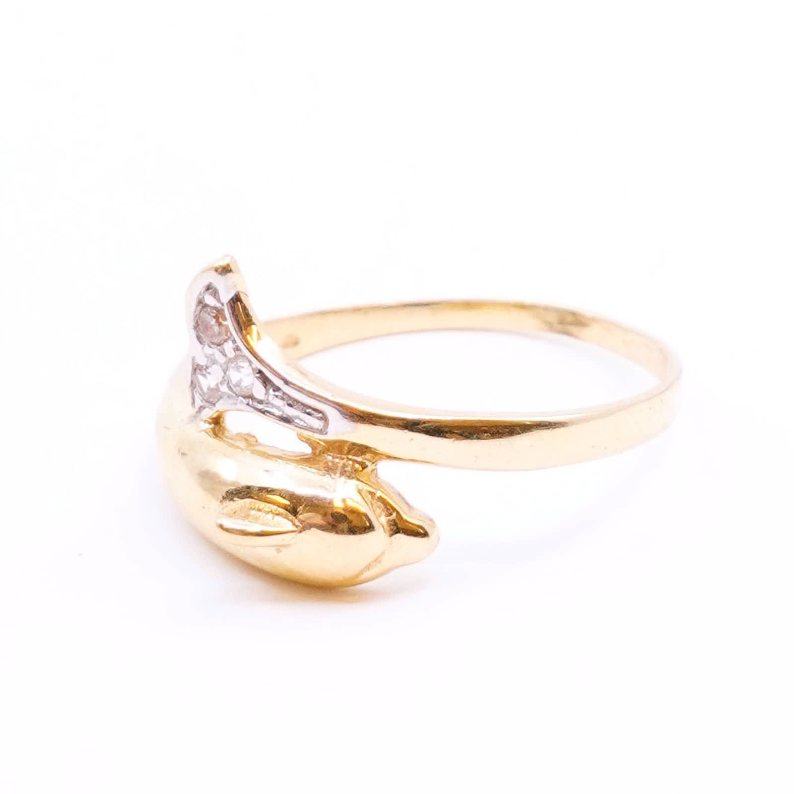 Ring tvåfärgat Delfin