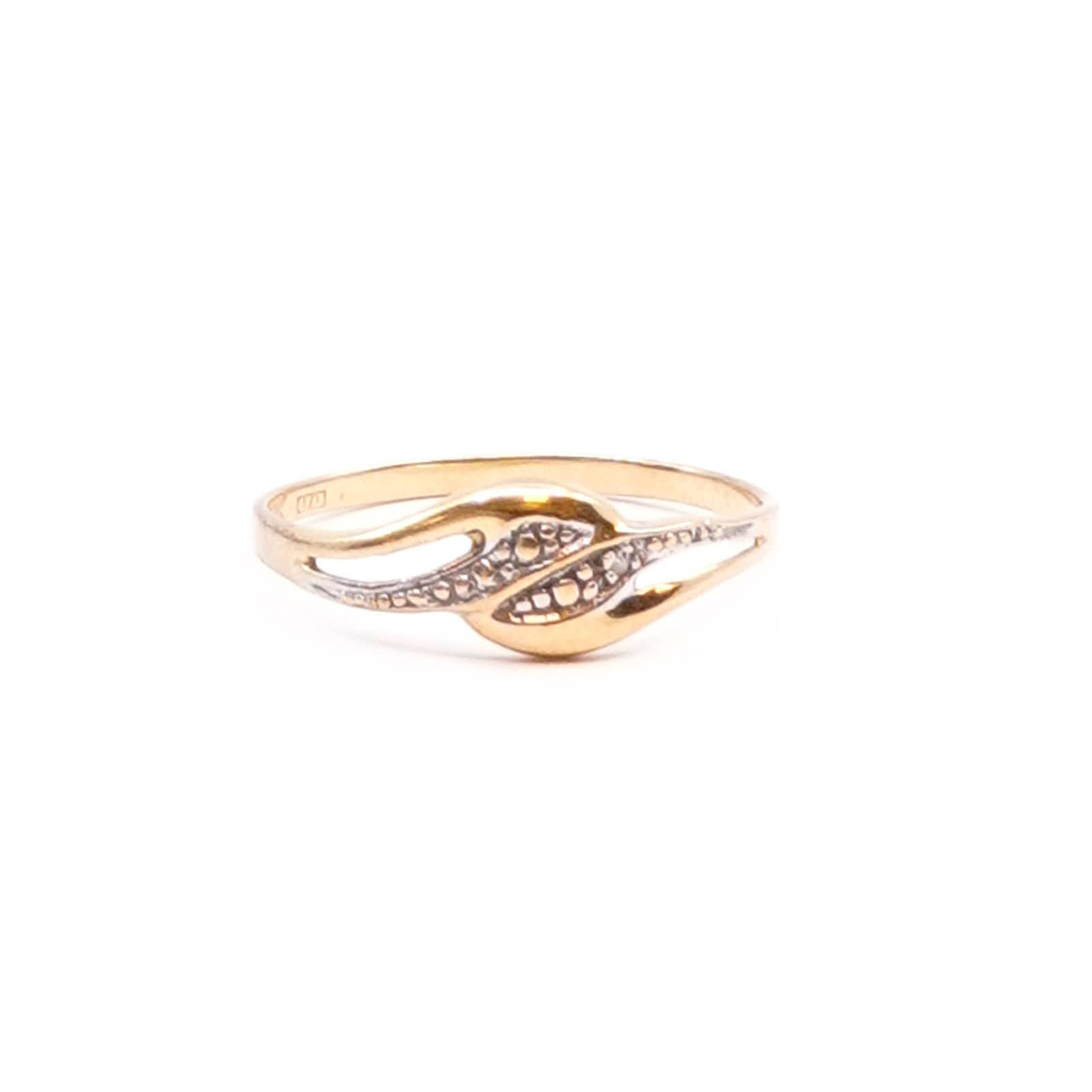 Ring tvåfärgat Guld