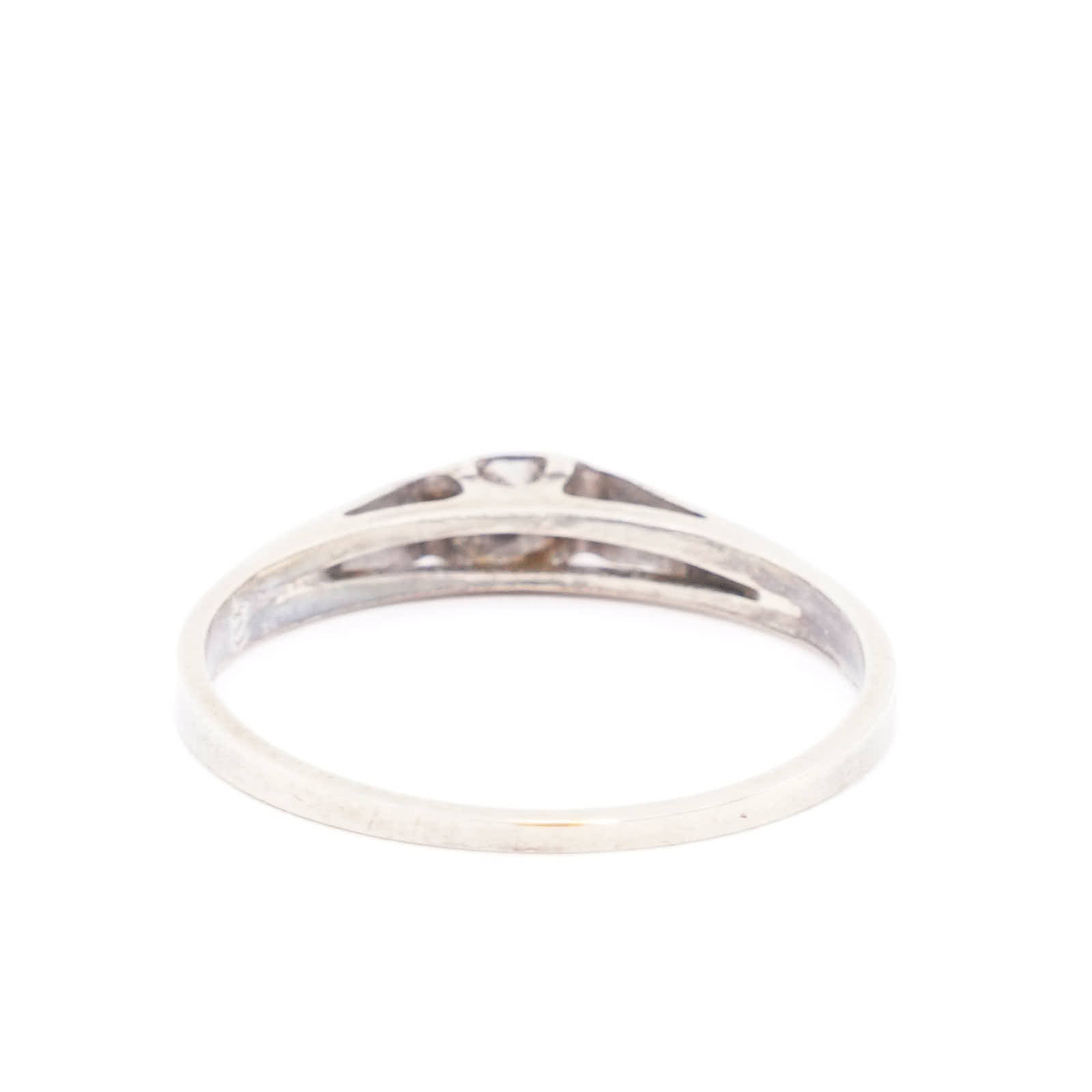 Ring Vitguld 18K