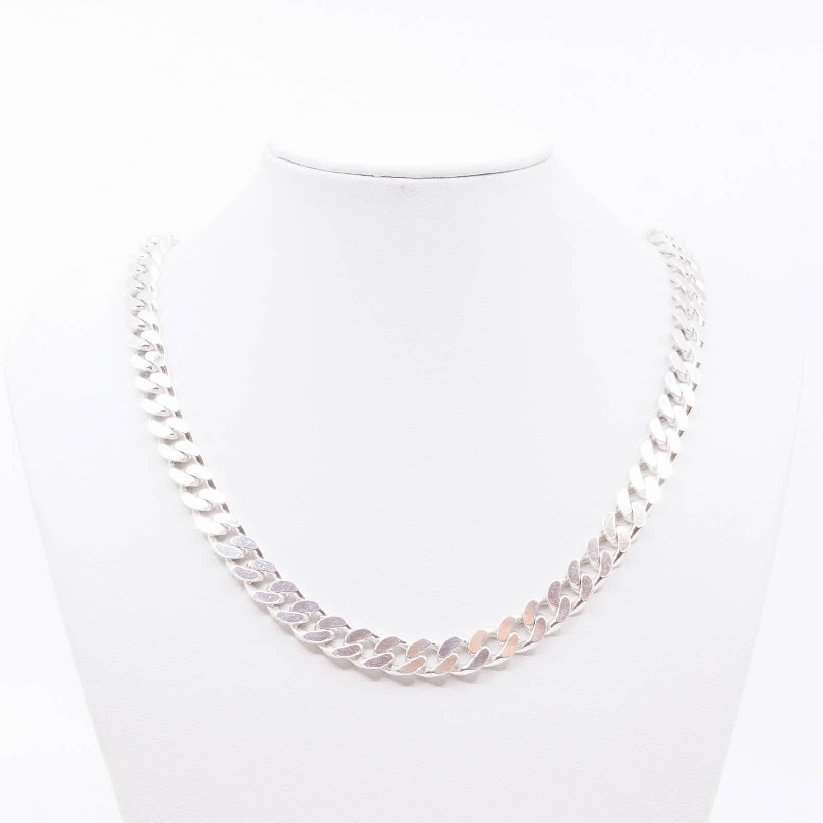 Halskedja Pansar Silver