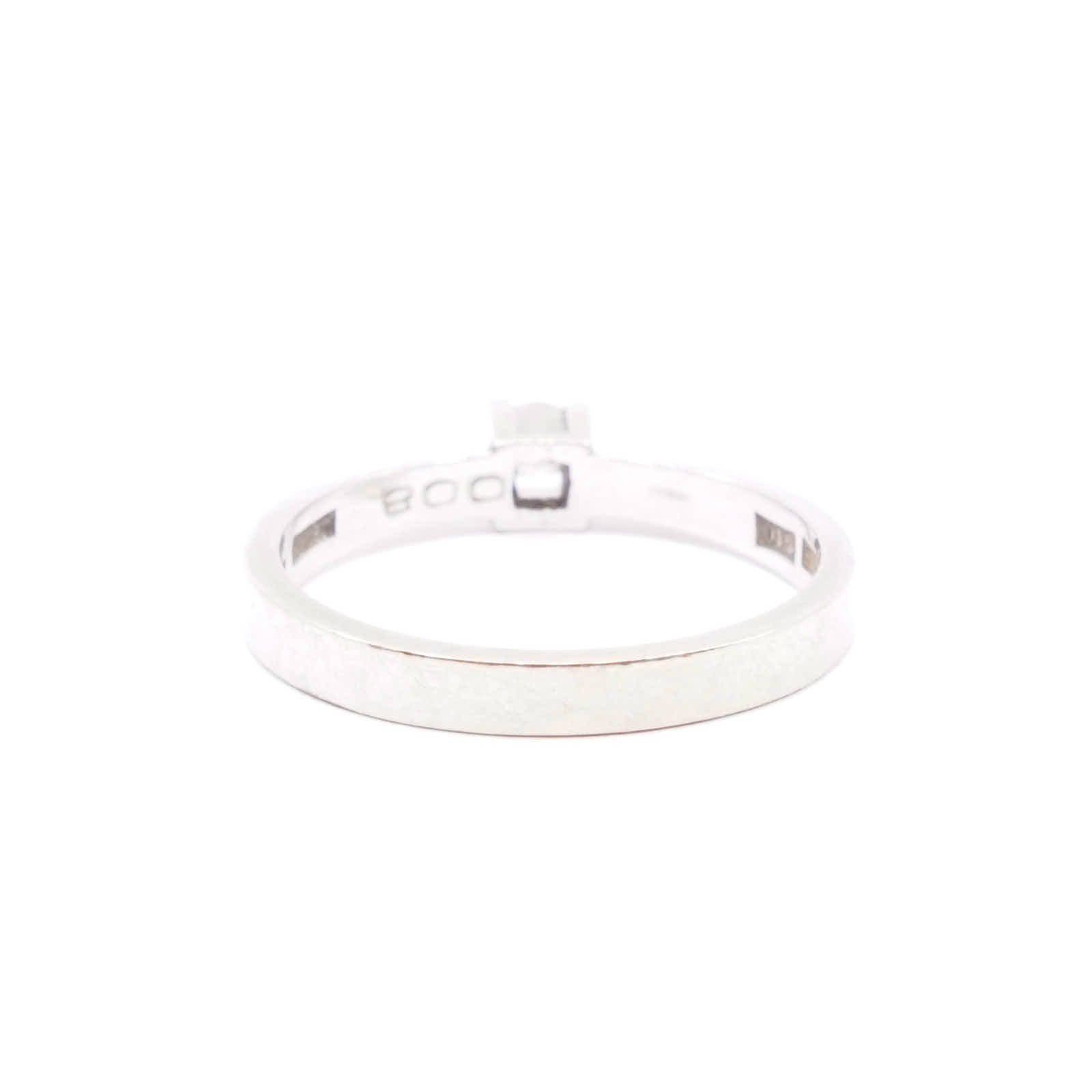 Ring Vitguld 18K