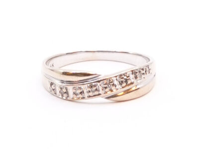 Ring Vitguld 18K