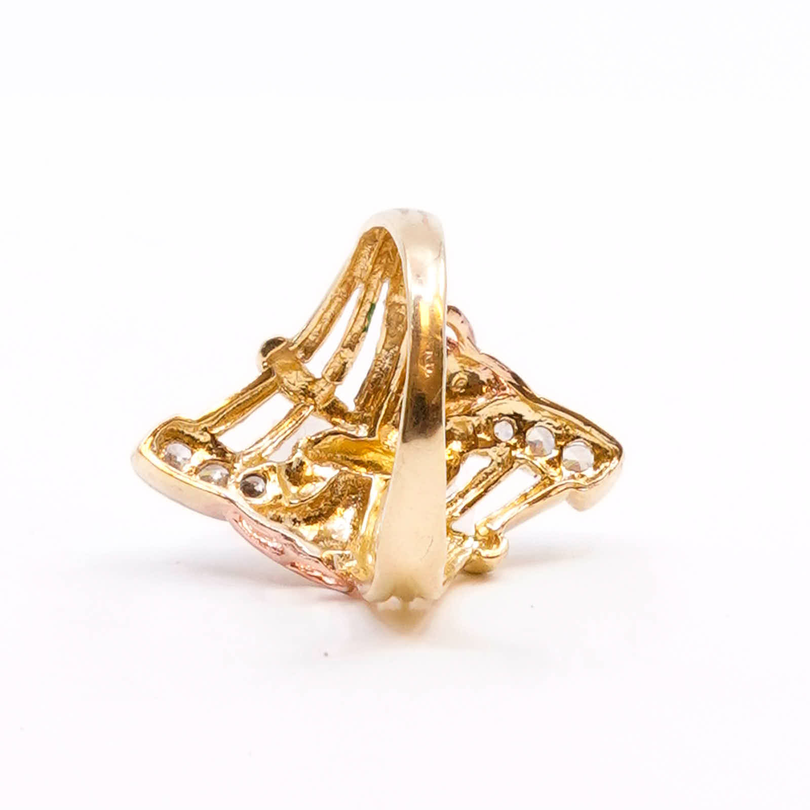 Ring trefärgad Guld