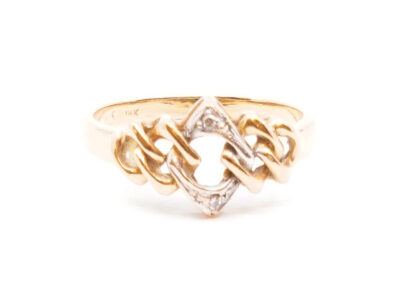 Ring tvåfärgat Guld